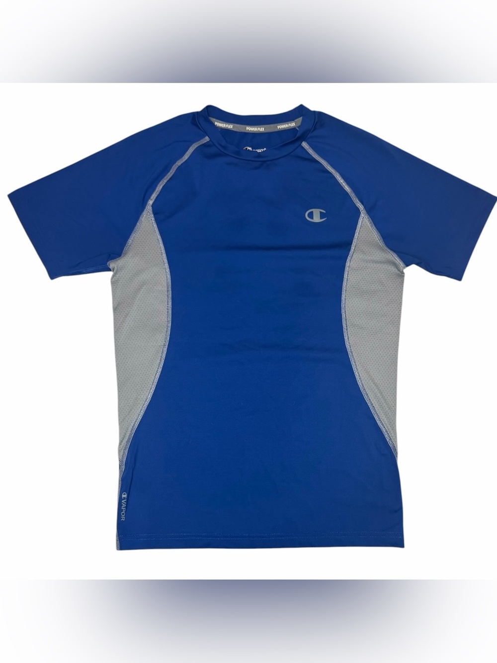 Champion Gear PowerFlex Men’s Medium Blue Gray Compression Athletic Performance